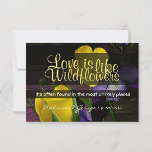 RSVP fleur sauvage