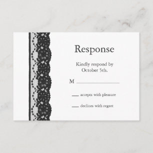 RSVP français en dentelle (blanc)
