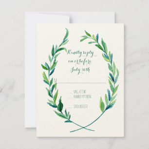 RSVP Laurel Wreath Olive Leaf Branche Moderne Simp