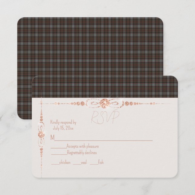 RSVP Lochaber Original Tartan écossais (Devant / Derrière)