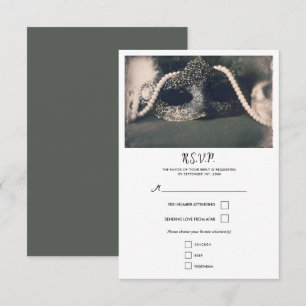 RSVP Mariage Mascarade & Perles Vintage