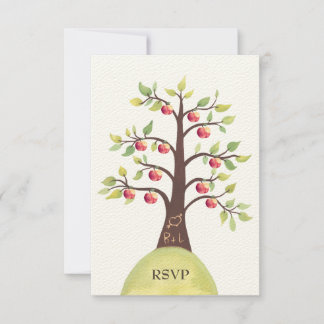 RSVP Mariage Monogramme Cartographie d'arbre d'App