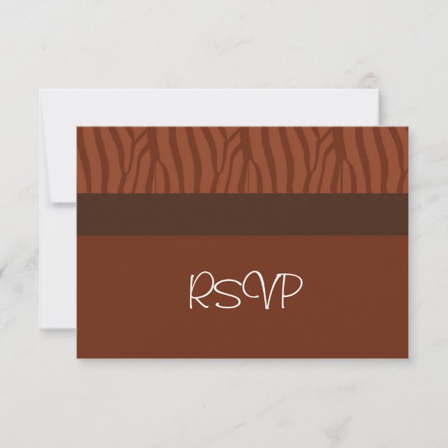 RSVP Mariage Orange Rustique (Devant)