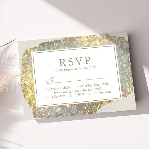 RSVP Mariage Paillettes Holographique Iridescent M