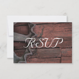 RSVP - Mariage roumain en bois de la grange rouge