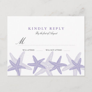 RSVP Mariage sur la Plage à l'Étoile Pourpre