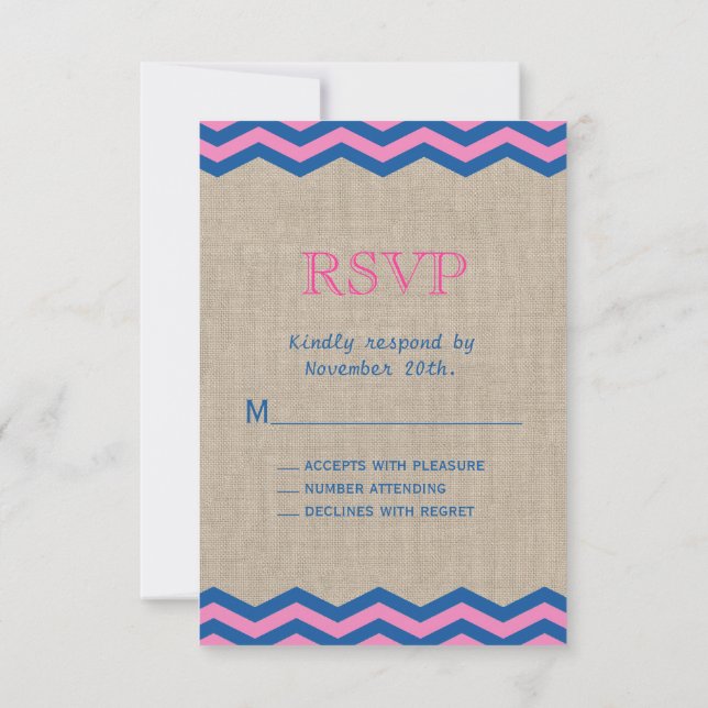 RSVP marine et rose (Dos)