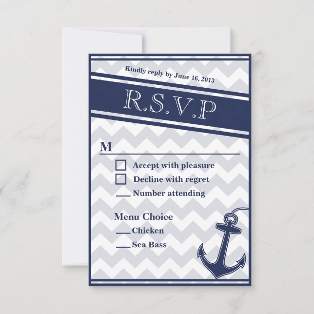 RSVP menu 2 choix (Devant)