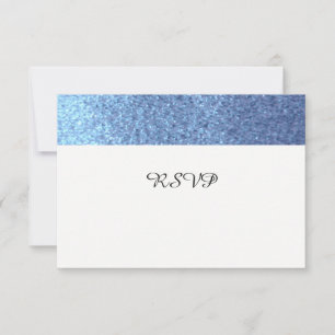 RSVP Pailleté Faux Bleu