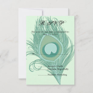 RSVP Plume Peacock Mint