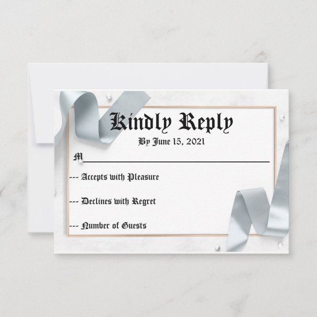 RSVP pour Mariage (Devant)