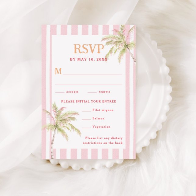 RSVP pour un mariage tropical de destination (Créateur téléchargé)
