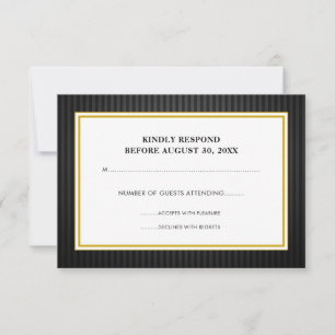 RSVP professionnel Black & Gold