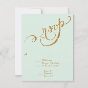 RSVP Réponse Script Forever in Love Parties scinti