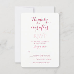 RSVP rose et rose vif