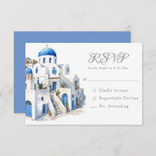 RSVP Santorin bleu et blanc