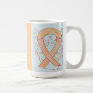 Ruban Angel Mug de sensibilisation au cancer utéri