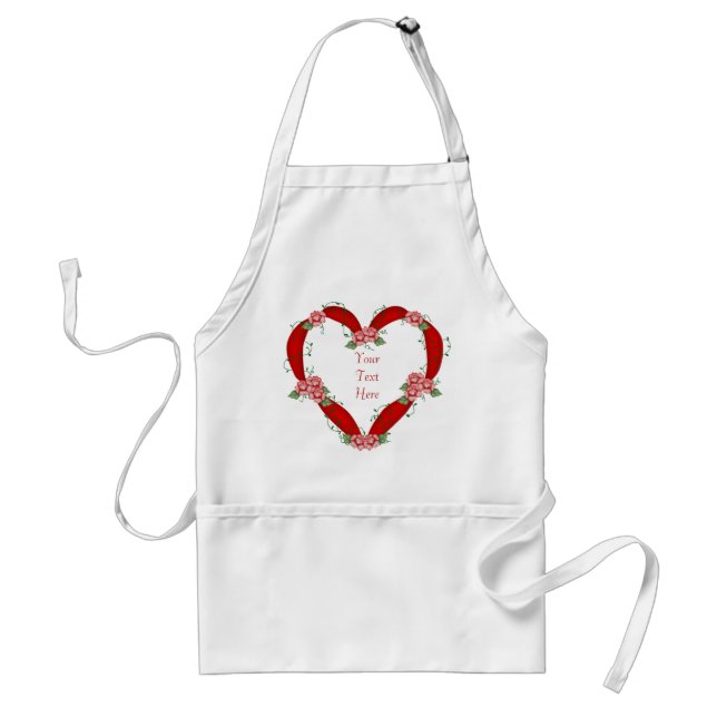 Ruban cardiaque personnalisable - Tablier (Devant)
