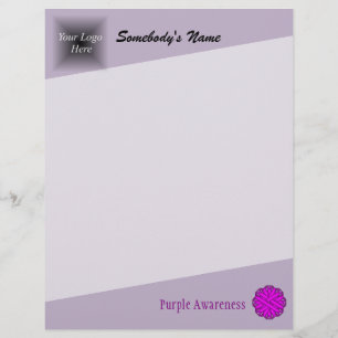 Ruban de fleurs violettes par Kenneth Yoncich