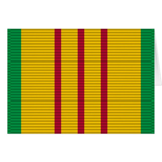Ruban de la Médaille du service du Vietnam (Devant horizontal)