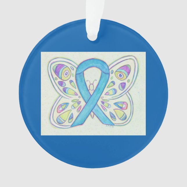 Ruban de sensibilisation aux papillons bleus Ornem (devant)
