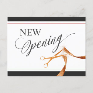 Ruban en cuivre et ciseaux NOUVELLE invitation d'o