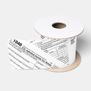 Ruban En Satin 1040 Formulaires de l'impôt sur le revenu