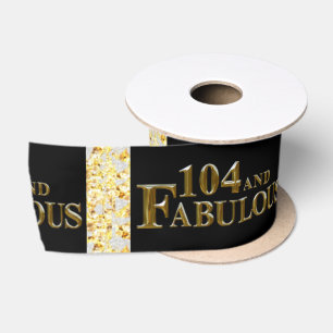 Ruban En Satin 104 Anniversaire 