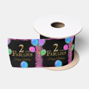 Ruban En Satin 2e anniversaire 