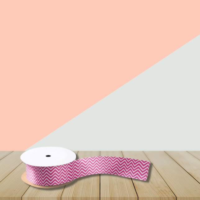 Ruban En Satin 50 et fabuleux 50e anniversaire Chevrons rose et b (Créateur téléchargé)
