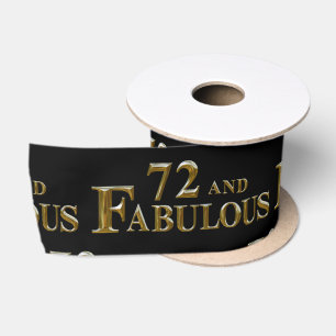 Ruban En Satin 72e anniversaire 