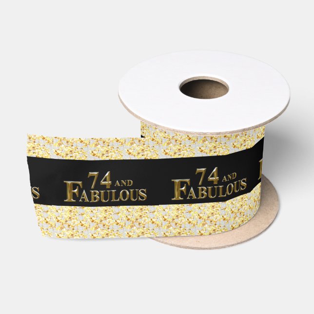 Ruban En Satin 74e anniversaire  (Bobine)