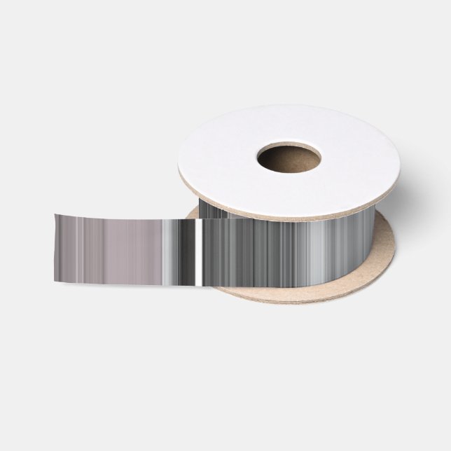 Ruban En Satin Abstract #1: Grey (Bobine)