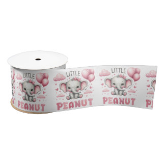 Ruban En Satin Adorable Girl Little Peanut