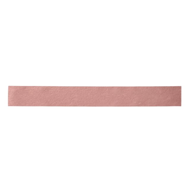 Ruban En Satin Aluminium rose de corail imprimé (Devant)