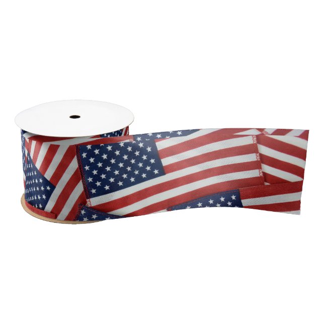 Ruban En Satin American Flag Collection (Bobine)