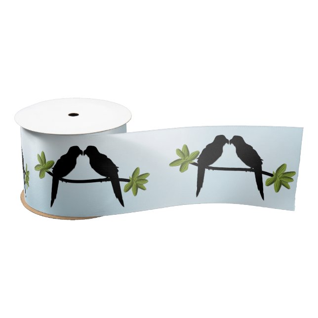 Ruban En Satin Amour de perroquet (Bobine)