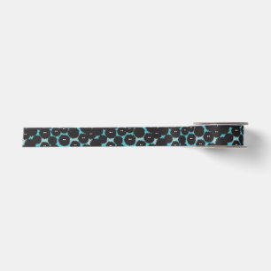 Ruban En Satin Amusant monstres noirs moelleux