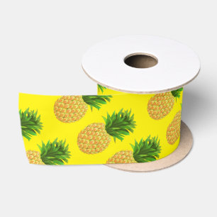 Ruban En Satin Ananas jaune