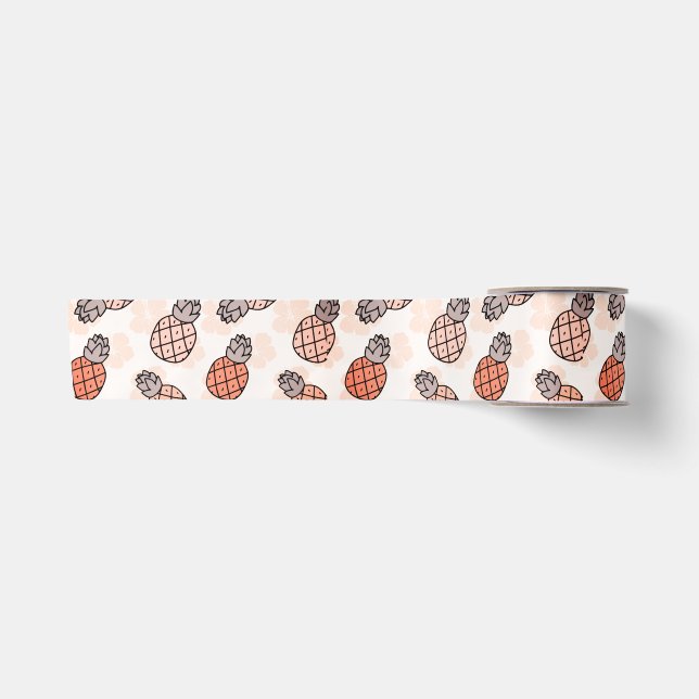 Ruban En Satin Ananas mignon (Devant)