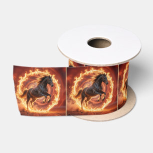 Ruban En Satin Année chinoise du Cheval de Feu