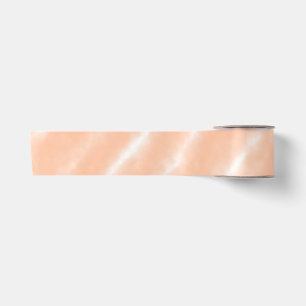 Ruban En Satin Aquarelle couleur Fuzz Peach Motif Abstrait