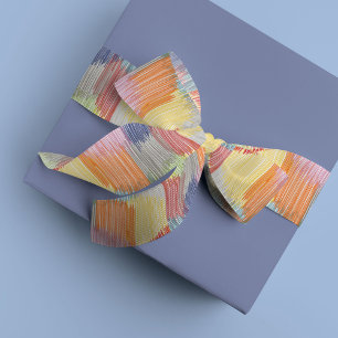 Ruban En Satin Arc-en-ciel coloré Fringe moderne