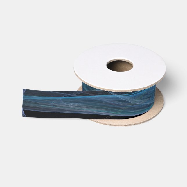 Ruban En Satin Art Abstrait Glace Arc-en-ciel (Bobine)