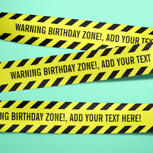 Ruban En Satin Attention! Votre texte personnalisé ne comporte pa