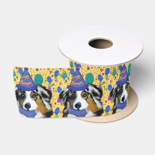 RUBAN EN SATIN AUSTRALIAN SHEPHERD
