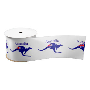 Ruban En Satin Australie : Drapeau Kangaroo Thunder_Cove