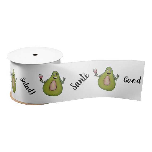 Ruban En Satin Avocado Toast (Bobine)