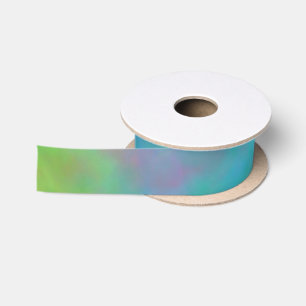 Ruban En Satin Bain arc-en-ciel nuages