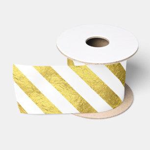 Ruban En Satin Bandes d'huile d'or